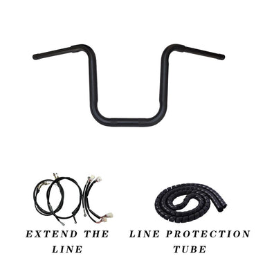 Motorcycle 22mm thick handle Ape Hanger handlebare 82cm Lenght compatible For KEEWAY-BENDA V302 C manubrios para motos