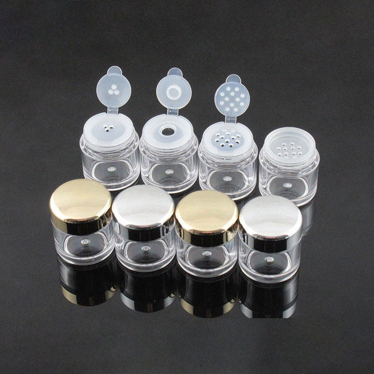 5G Empty Cosmetic Sifter jars Loose Powder Container Screw Lid DIY Makeup Tools Refillable Bottles