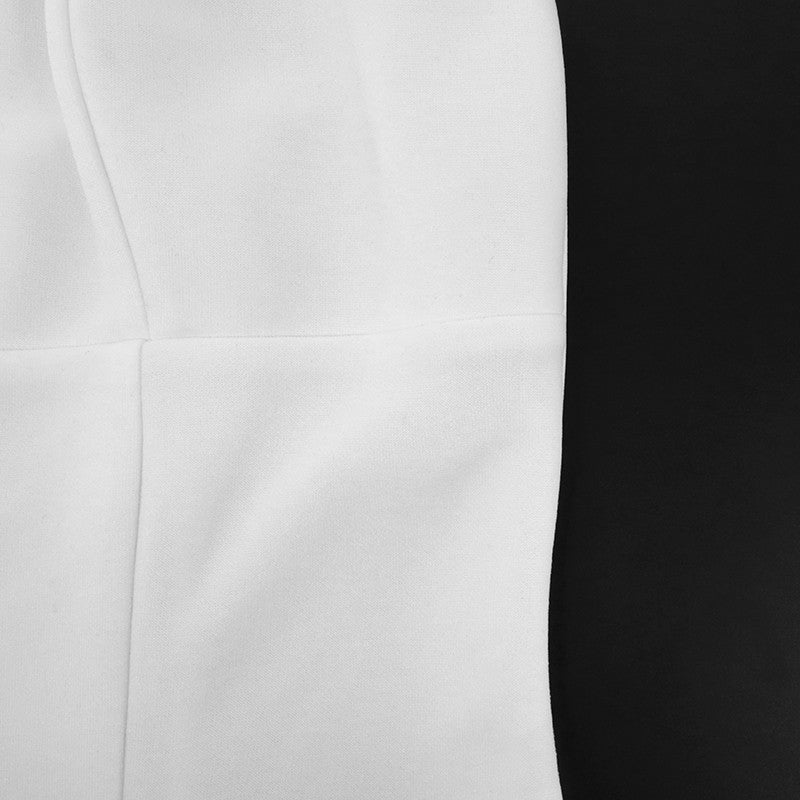 Sexy A-Line Dress Women's Summer New Solid Sexy Sleeveless Off Shoulder Bodycon