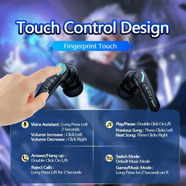 Choice Lenovo GM2 Pro Bluetooth 5.3 Earphones Sports Headset Wireless In-Ear Gaming Low Latency Dual Mode Music Headphones New