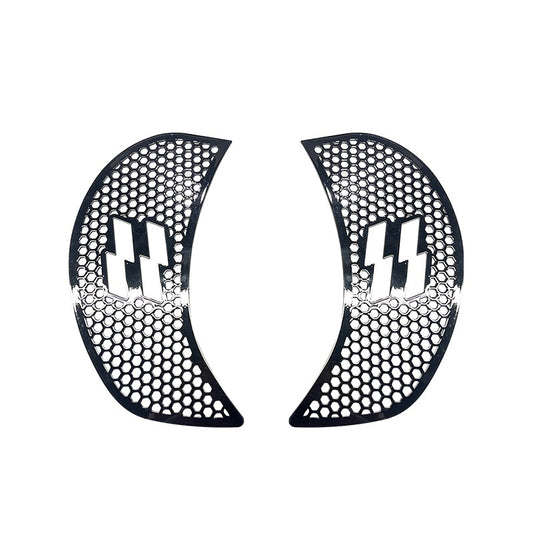 Road Faith Motorcycle Fairing Mesh Grill Side Vent Screen Front Side Grill for 2015-up Harley Touring Road Glide CVO Road Glide