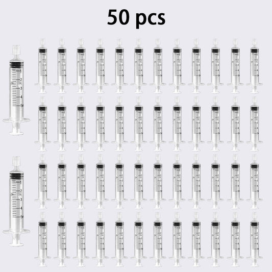 20/30/50 unidades de seringa plástica de perfume de 5ML para distribuição quantitativa de frascos recarregáveis, ferramenta de seringa de bomba cosmética