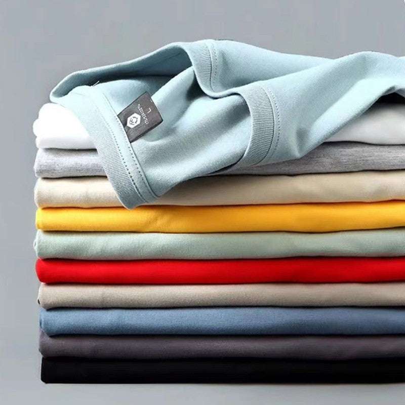 Good Quality T-Shirts Men Summer Cotton Male Tshirt Women Basic Short Sleeves Tee Shirt Female Plain Tops Boys Girls Oversized