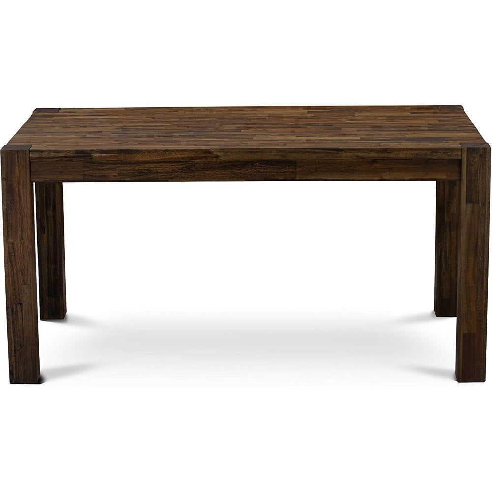 East West Furniture CN6-07-T Celina Dining Room Table - Rectangle Rustic Farmhouse Table , 36x60 Inch, Jacobean