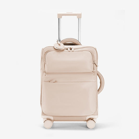 Mala de Viagem Ultra-leve de 20/24/28 polegadas, Grande Capacidade, Pano Oxford, À Prova D'água, Com Rodas, Caixa de Embarque, Senha, Bolsa de Viagem