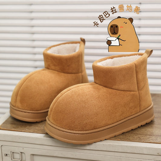 New Men's Fashionable Ankle Boots Autumn Winter Male Short Outdoor Footwear Versatile Walking Boots Men Winter Plush Snow Boots