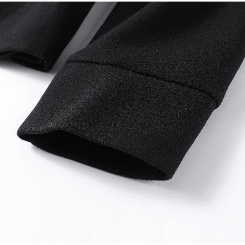 Fashion Stand Collar Solid Short Coat Women Casual Solid Single Breasted Loose Fit Coat 2025 Winter Chic Windproof Jackets