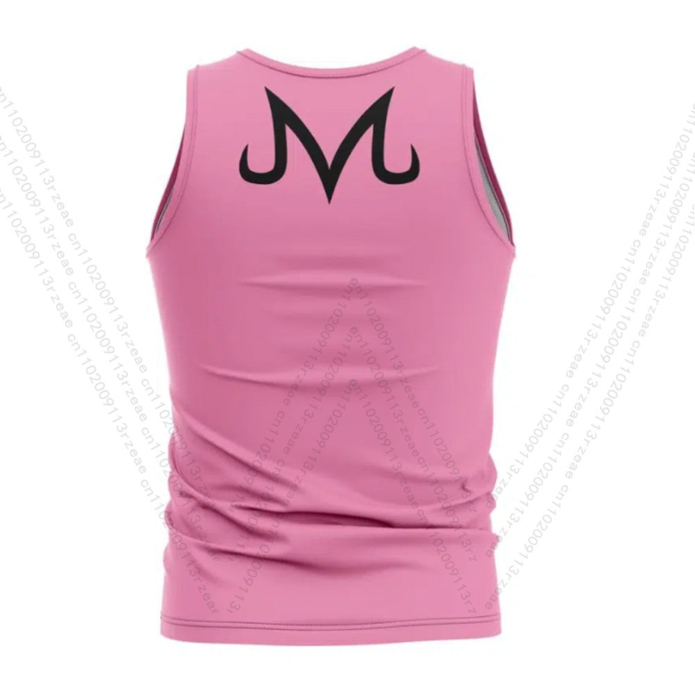 Goku Kame Kai Dragon Ball Anime Tank Top Men's Cosplay Print Gym T-shirt Exercise Casual Breathable Sports Kid Basketball Vest