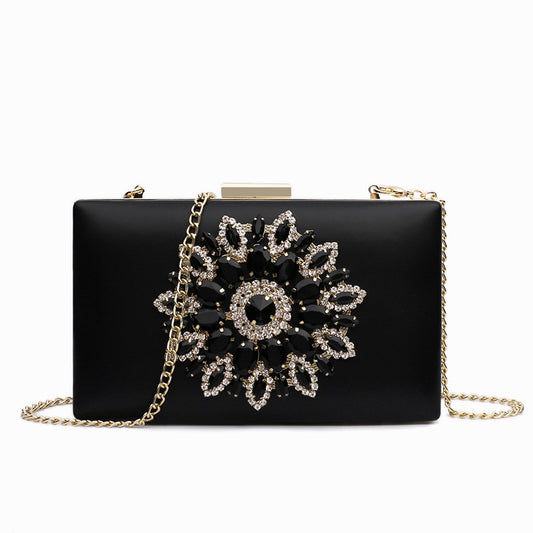 White Women Clutch Bag Wedding Clutch Purse Bridal Evening Crystal Summer Bags for Women 2021 Luxury Small Crossbody Bags