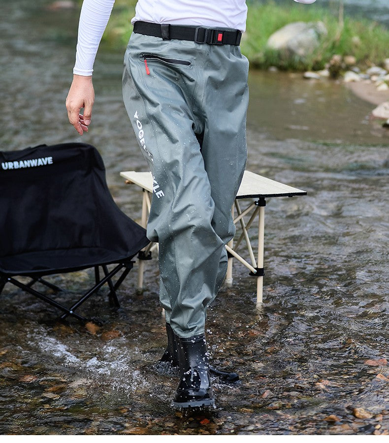 Calça de Pesca Profissional de Nylon Ultraleve, à Prova de Vento, para Inverno, à Prova D'Água, Calça de Pesca de Cintura Única