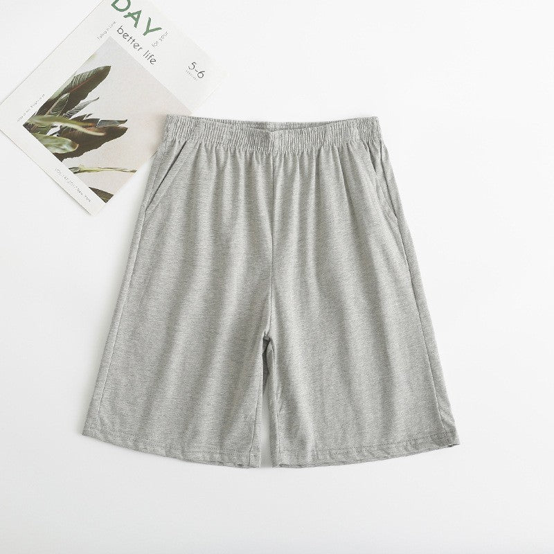 Men's Cotton Sleep Bottoms Plus Size 5XL Shorts Sleepwear Boxer Casual Lounge Wear Sleeping Short Pants Homewear Nightwear Homme