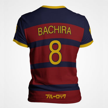 Blue Lock FC Barcha Bunny Lavinho Bachira Anime Cosplay Men Jersey 2025 Short Sleeve Children Tee Custom Name Tops Man T-shirt