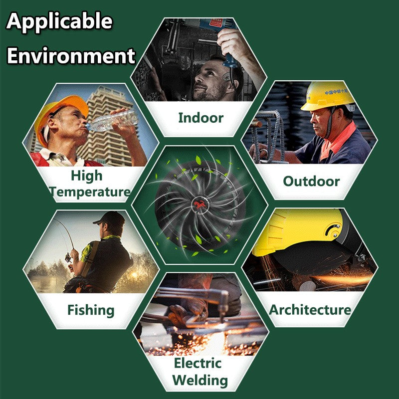 Cooling Air Conditioning Clothing Sunscreen Long Sleeve Cooling Fan Jacket USB Charging Men Outdoor Activity Electrician Clothes