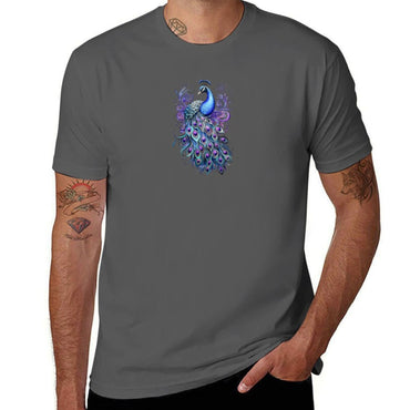Fantasy Peacock 01 T-Shirt t shirt man luxury cotton t shirts man 100% T-Shirt