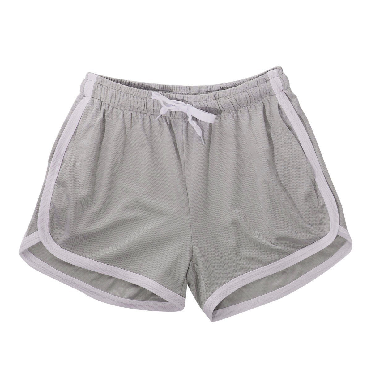 Summer Quick Dry Shorts Men Beachwear Workout Gym Sports Running Fitness Casual Elastic Drawstring Shorts For Men