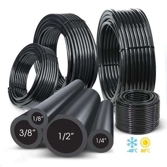 50-5m Garden 1/4'' 5/8mm 3/8" 1/2'' PE Hose Free DIY Gardening Automatic Watering System Punching Drip Irrigation Channel Device