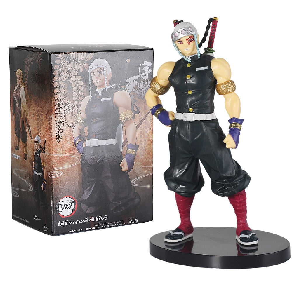 Anime figura Demon Slayer Figura Kamado Tanjirou Nezuko Action Figures PVC Modelo Brinquedos Zenitsu Estatueta Inosuke Kimetsu No Yaiba