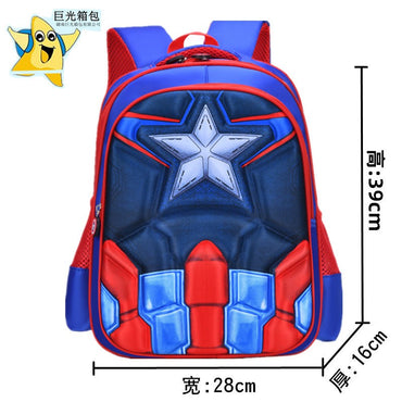 Spider King Kids Backpack: Waterproof Nylon & Large Capacity for 2-16 Year Olds