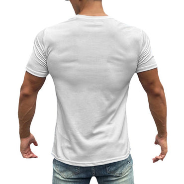 Gym Fitness Muscle Short Sleeve O-Neck Clothing Summer Mesh Breathable Quick Dry Cool T-shirt Mens Bodybuilding Running Shirts