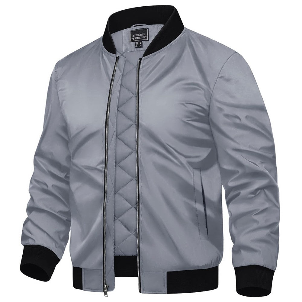 TACVASEN Winter Bomber Jackets Mens Padding Thick Warm Pilot Jacket Outdoor Windproof Waterproof Hiking jacket Windbreaker