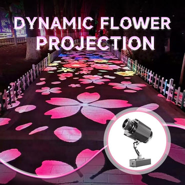 Outdoor Waterproof Custom Goldfish Cloud Pattern Dynamic Fish Light Creative Projection Lighting for Garden