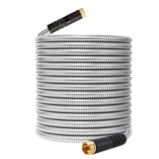High-Pressure Expandable Stainless Steel Hose, Car Wash Hose, Home Garden Watering Hose, Multifunctional, Gardening Cleaning