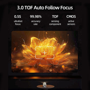 Lenovo Portable 4K Projector 100M Android 12 WIFI 6 TOF No-Sense Auto Focus Outdoor Full HD Projector Video Movie Home Theater