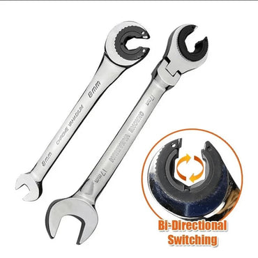 1PC Tubing Ratchet Wrench Ratchet Combination Metric Wrench Set Hand Tools Torque Gear Socket Nut Tools a Set of Key