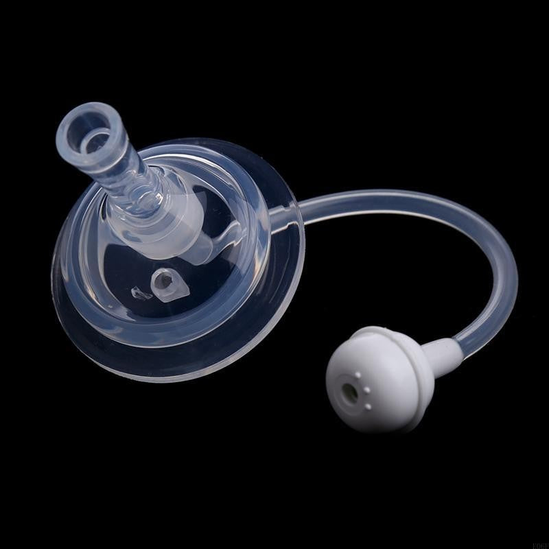 E06F Baby Bottle Straw Cup Straw Accessories Replacement Wide Mouth Silicone
