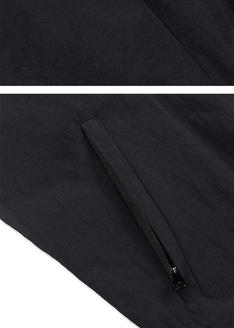 Jinx Team Black Jacket Unisex Windbreaker Sports Coat Men Women Loose Track Activewear Long Sleeve Top Embroidery Y2k Outerwears