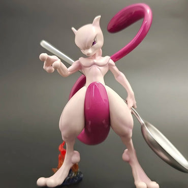 10cm Mewtwo Figure Pokemon Anime Surrounding Model Figure Cute PVC Collection Desktop Ornament Decoration Best Gift for Children