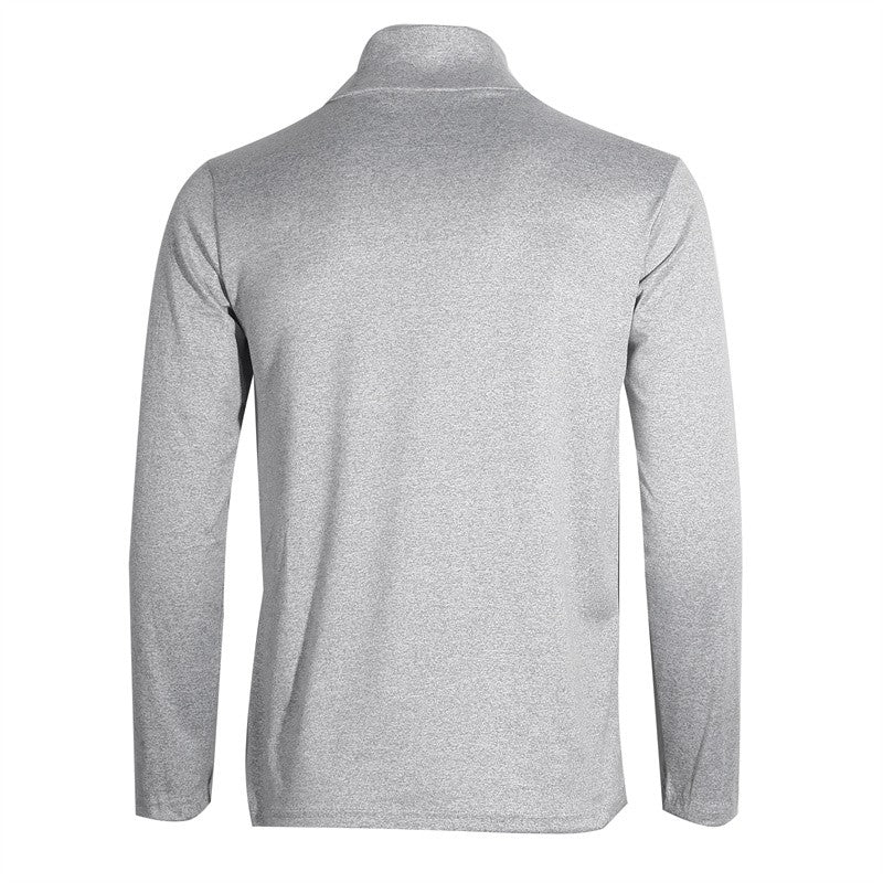 Men's Solid Color Turtleneck T-Shirt Spring Casual Long Sleeve Basic Bottoming Shirt Fashion Solid Color Slim-Fit Tops Plus Size