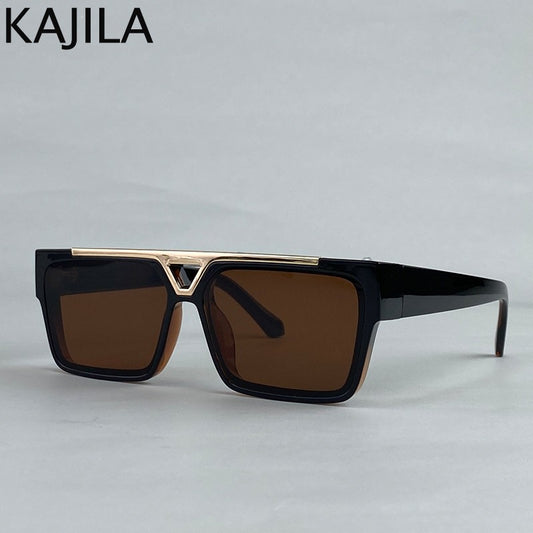 Oversized Polarized Square Steampunk Sunglasses Men Big 2025 Luxury Brand Vintage Punk Sun Glasses For Male Classic Shades UV400