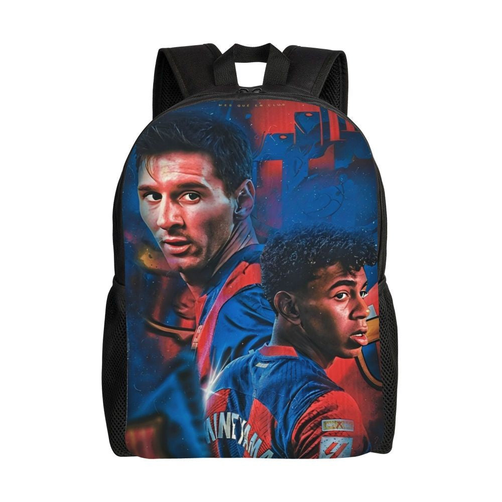 Lamine Y-Yamal Mochila Infantil para Meninos Meninas, Mochilas Esportivas de Futebol, Mochila Escolar Kawaii para Creche