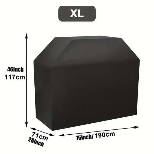 BBQ Grill Barbeque Cover Anti-Dust Waterproof Weber Heavy Duty Charbroil BBQ Cover Outdoor Rain Protective Barbecue Cover