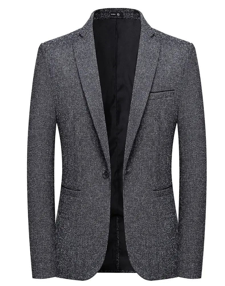 Blazers Fashion Business Everything Trend British Style Casual Slimming Solid Color Wedding Work Four Season Style Male Blazer