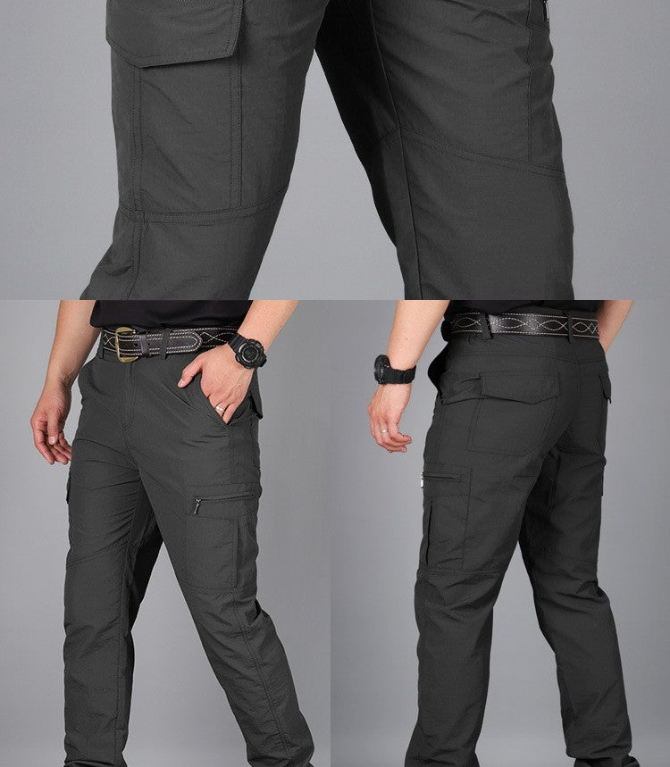 Male Cargo Pants Men Army Military Tactical Pants Streetwear Jogger Trekking Hiking Mountain Work Tourism Trousers Slim Fit
