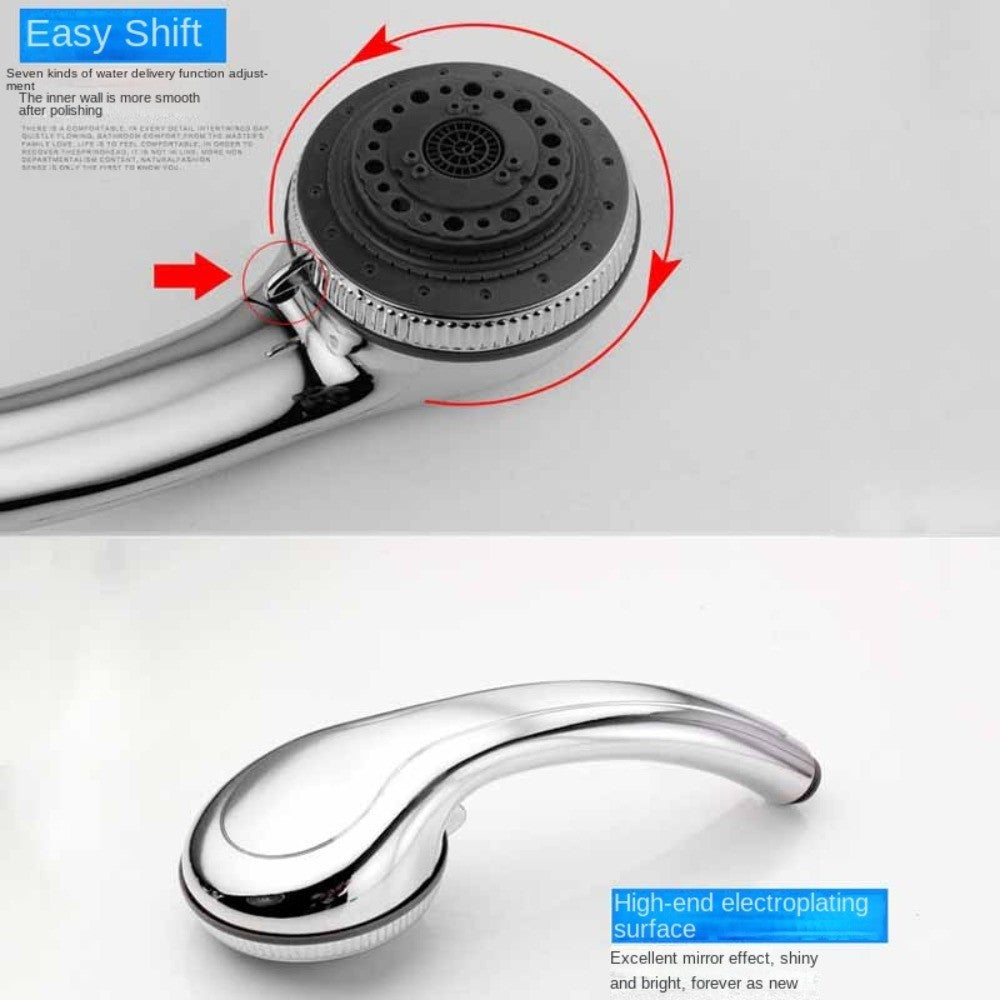 Adjustable Shower Head Easy to Use Stainless steel Multifunction Bathroom Fixture 7 Modes Bathroom Accessories Home