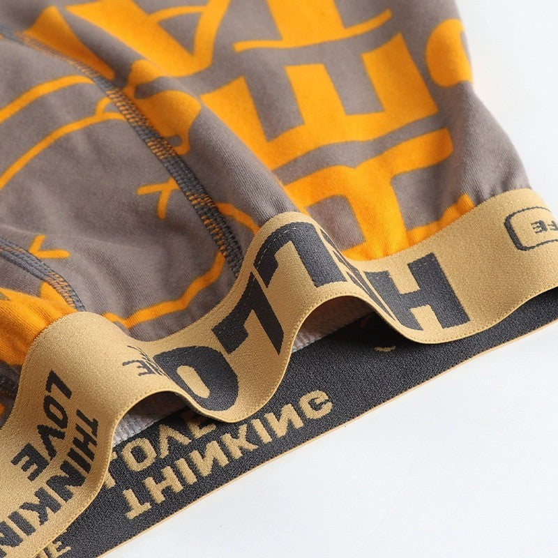 Men Underwear BoxerShorts Cotton Man Panties Male Boxers Breathable Comfortable Mens Printed Underpants Sexy cuecas calzoncillos