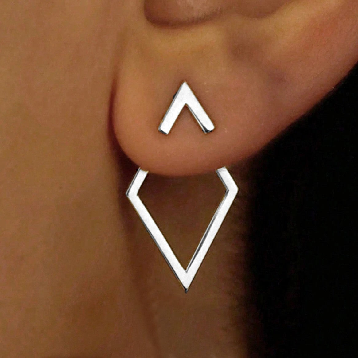 Brincos Geométricos Simples Estilo Francês Para Mulheres Luxuosos Brincos Pendentes Da Moda Joias Para Festas Diárias E Férias Presentes 2025 Novo