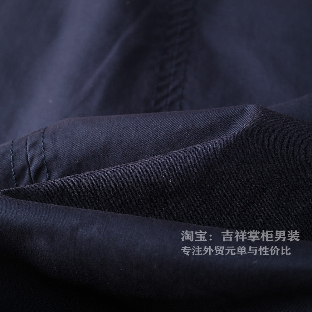 Turkey High Quality 100% Cotton Yarn Washed Breathable Autumn Men's Casual Blazer Suit Light Versatile Suit Coats Citboys Cool