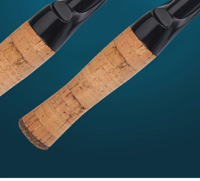 DEUKIO Vara de Pesca de Carbono Giratória 4 Seções 1.8m Vara de Viagem Portátil Varas de Pesca Giratórias Artigos de Pesca
