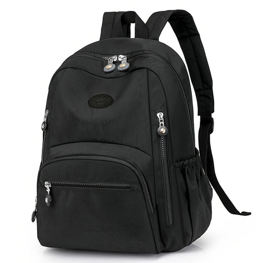 Neutral color schoolbag for both men and women, dual shoulder backpack, travel and commuting backpack, simple design backpack