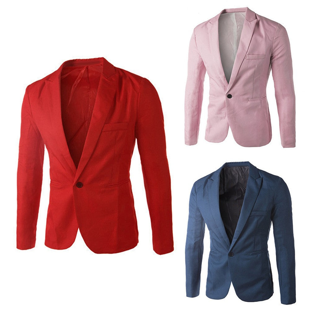 Autumn Men s Suit 8 colors male Suits business Jackets Coat Fashionable white black grey M 3XXXL