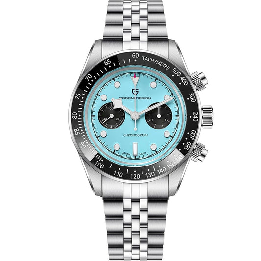 2025 New PAGANI DESIGN Panda Mens Watches Quartz Chronograph Watch For Men Gifts Man AR Sapphire Mirror Ceramic Bezel Waterproof