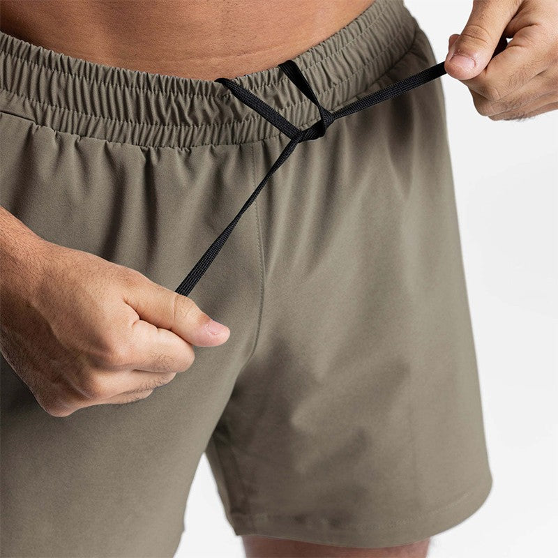 Summer New Gym Jogging Exercise Shorts Men's Sports Fitness Quick-drying Multiple pockets Running Shorts Men Casual Shorts