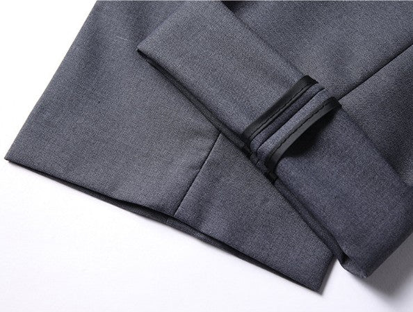 Men's Solid Color Business Suit 2025 High Quality Fashion Banquet Wedding Trend Groom Best Man Single 3/2/1