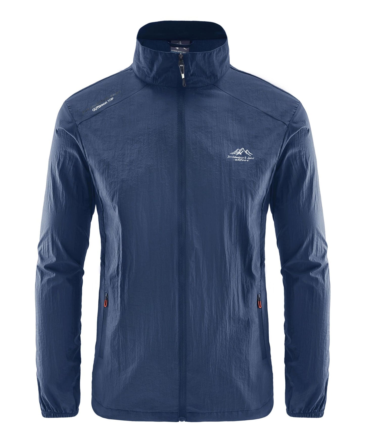 Summer Men's Sun Protection Casual Breathable Sports Windproof Water Resistant Ultrathin Jacket Outdoor Fishing Skin Clothing
