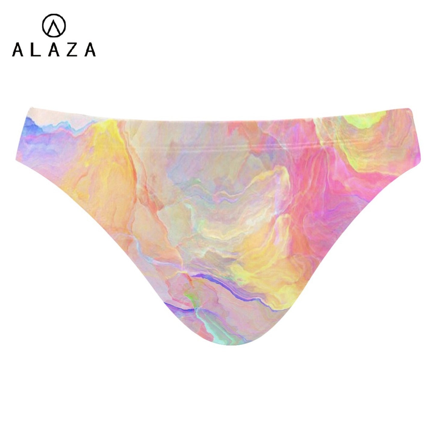 Man's Swimming Briefs Low Waist Swimwear drop With Push-up Pad Sexy Shorts Trunks Boxers Marble print Men's Swim For Old buyer