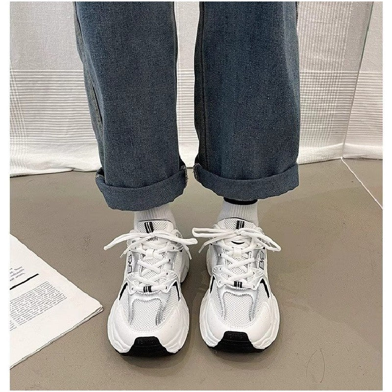 Women's Fashion Dad Shoes -Platform Mesh Running Sneakers?Breathable Casual Sports Shoes for Students?Everyday Training Shoes ?